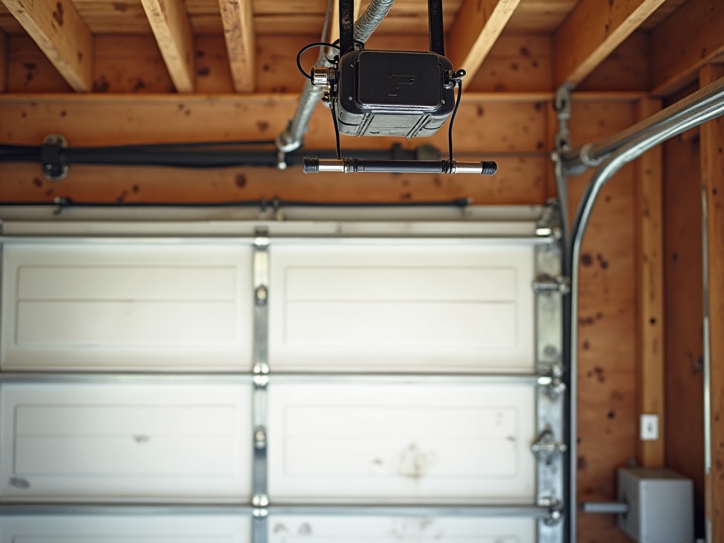 What Most Homeowners Miss About a Garage Door That Opens Then Reverses — And How to Stop It Close-up of a torsion spring and cable drum inside a residential garage, the type of hardware addressed during same day garage door repair service