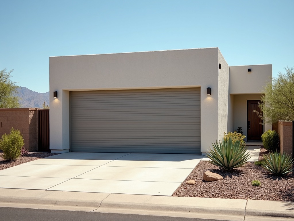 A new garage door installation on a home in the Sienna Hills area of Buckeye, Arizona, demonstrating professional garage door repair and installation work