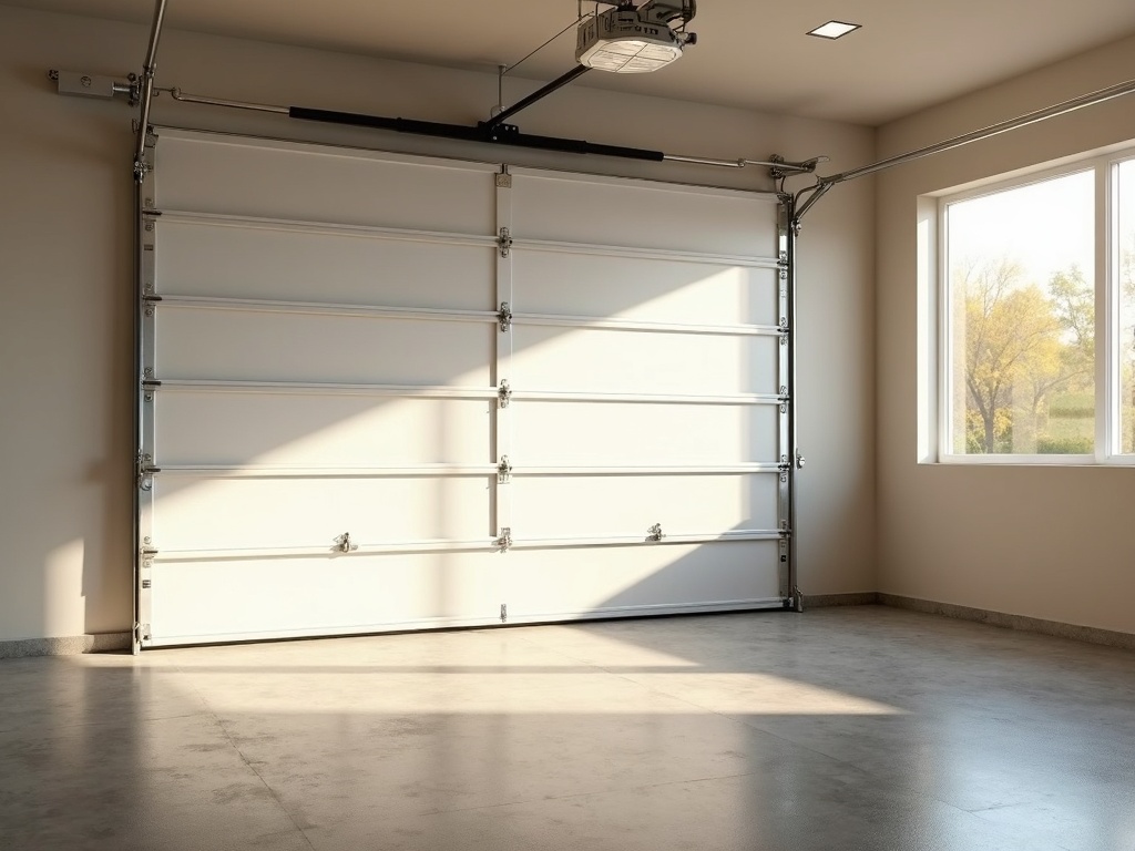 Interior view of a well-maintained residential garage door system following a completed National Hardware Garage Door Repair in the Phoenix metro area