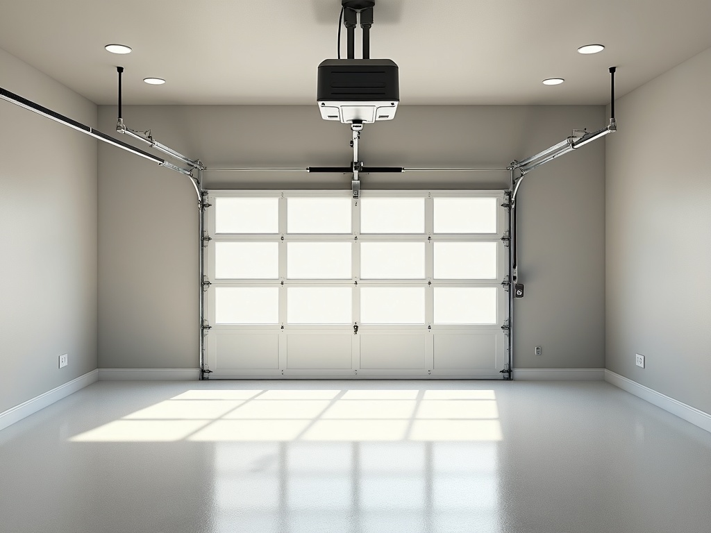 LiftMaster Garage Door Repair A properly installed LiftMaster garage door opener in a clean Scottsdale home garage following a professional LiftMaster garage door repair and tuneup.